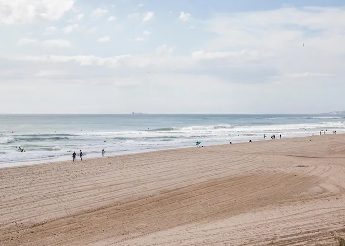 Ocean View Balcony Carcavelos Beach 2-Min Walk, Ac Διαμέρισμα *